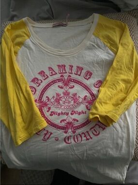 Vintage Juicy Couture Soft Tee top crystals NWOT